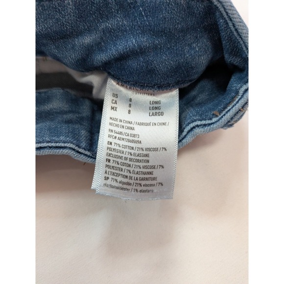 American Eagle Curvy Hi Rise Jegging Next Level Stretch Women's 8 Long - Picture 10 of 10